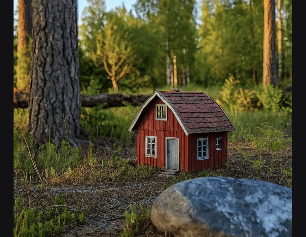 Miniature Swedish Cottage