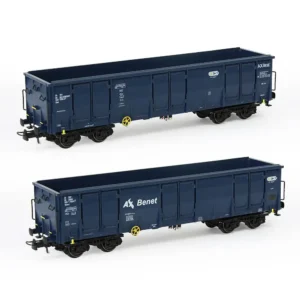 C8742 HO Scale 1:87 High-side Gondola Car AX Benet Wagon Railway Model Trains