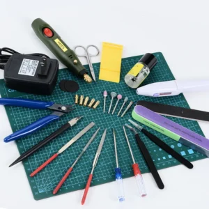 Military Modeling Tool kit Electric Drilling Machine Grinding Polishing Tool Cutting Knife Hobby Scissors Model Building Tool