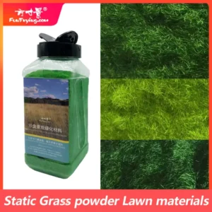 30g 3mm Static Grass Powder Lawn Miniature Scene Train Railway Layout Model Building Materials Flocking Viscose Turf Hobby Craft