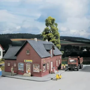HO Scale 61831 Miniature Shop Town House Building Model 1:87 PIKO Railway Train Kit Diy Model Making for Diorama 1set