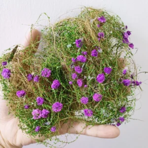 Miniature Simulation Flower Vine Model Grass Plant for Building Wall/Fence Decoration DIY Sand Table Scene Materials Diorama Kit