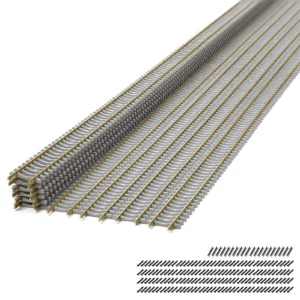 Evemodel HO Scale 1:87 1M Railroad Track Flexible Cupronickel 100cm Rail with Rail Joiners Screws HP27HO Model Railway