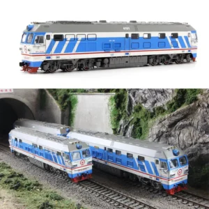 MTC Train Model HO 1/87 Dongfeng DF4D Diesel Locomotive Jinwen Railway Alloy Train Model Rail Car Toy