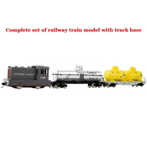 HO 66120 Train Model Set, Railway Train Model and Track Base, Classic Collectible Gift for Adults and Children