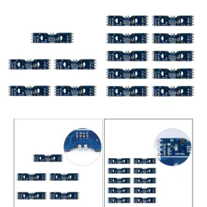 Circuit Boards Electric Train Parts 1:87 HO Scale Electric Train Upgraded PCB Board Model HO Scale Train Accessories 5Pcs