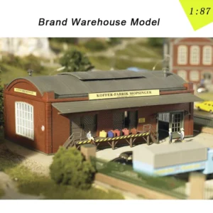 HO Scale PIKO Warehouse Factory Model 1:87 DIY Assembled Plastic Toys 61833 For Railway Train Layout 1Set