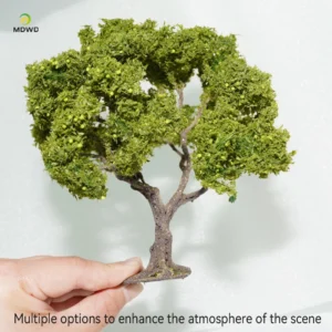 10-23cm Wire Tree Model Miniature Landscape Model Green Tree micro Sand Table DIY Material Scale Model Train Railway Layout
