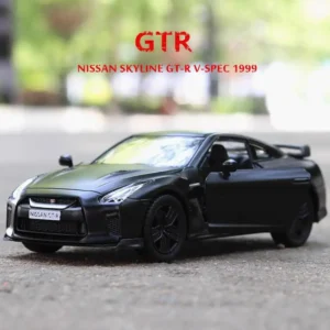 Nissan GTR R35 Supercar Skyline JDM Simulation Diecasts & Toy Vehicles Pull Back Car RMZ city 1:36 Alloy Model Gift For Children