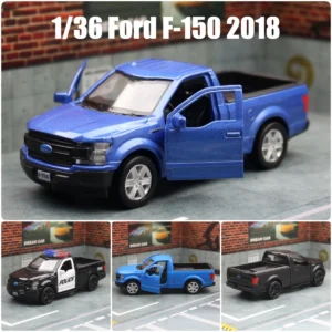 1/36 Ford F-150 SVT Pickup Truck Toy Car Model For Children RMZ CiTY Diecast Miniature Pull Back Collection Gift for Kid Boys